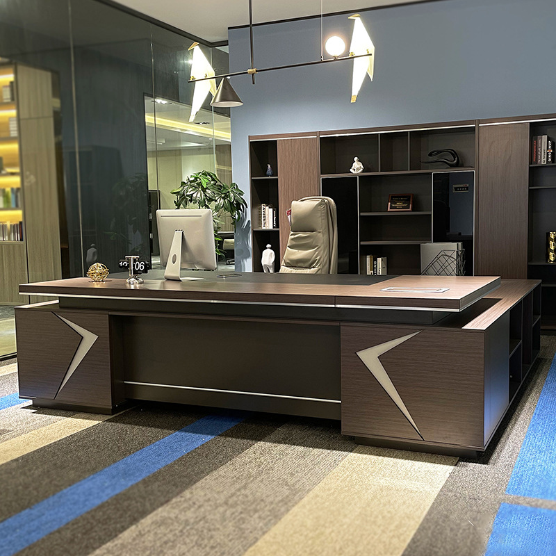Model. 007 Kantoor Single Executive Bureau, Baas/Voorzitter Kantoormeubilair, Directeur/Supervisorbureau, computerbureau – bestseller
