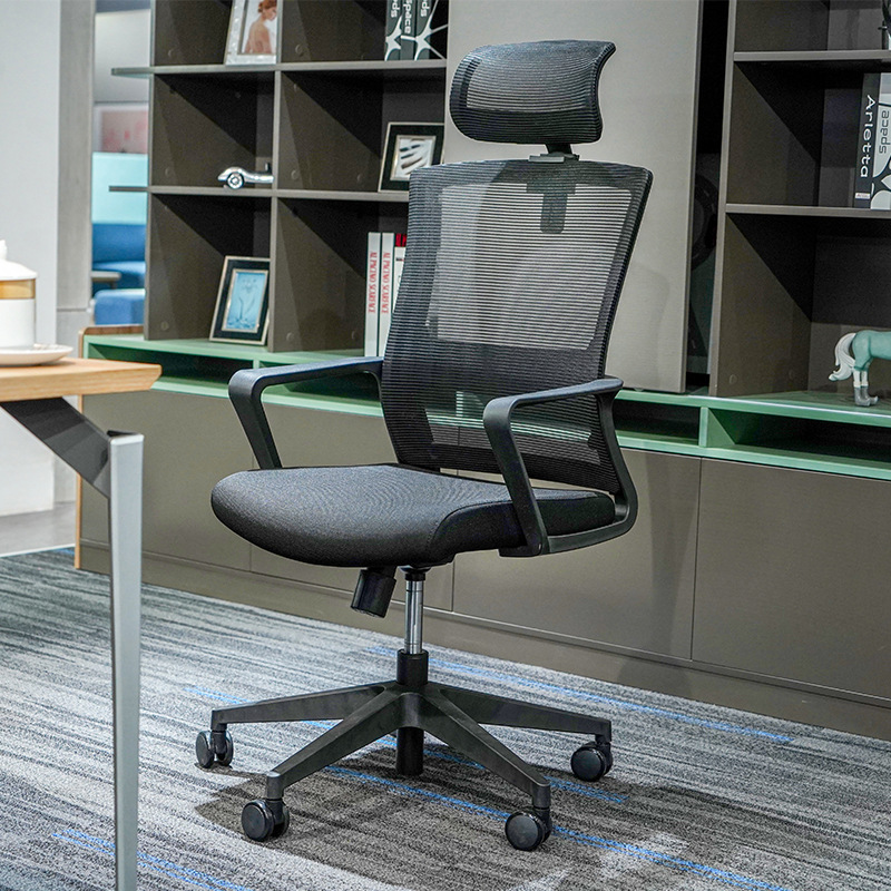 Model BGY001 Groothandel ergonomische gaasstoel - Ademende gebogen rug met hoogte-Verstelbare armen voor studie, kantoor en lange zitsessies