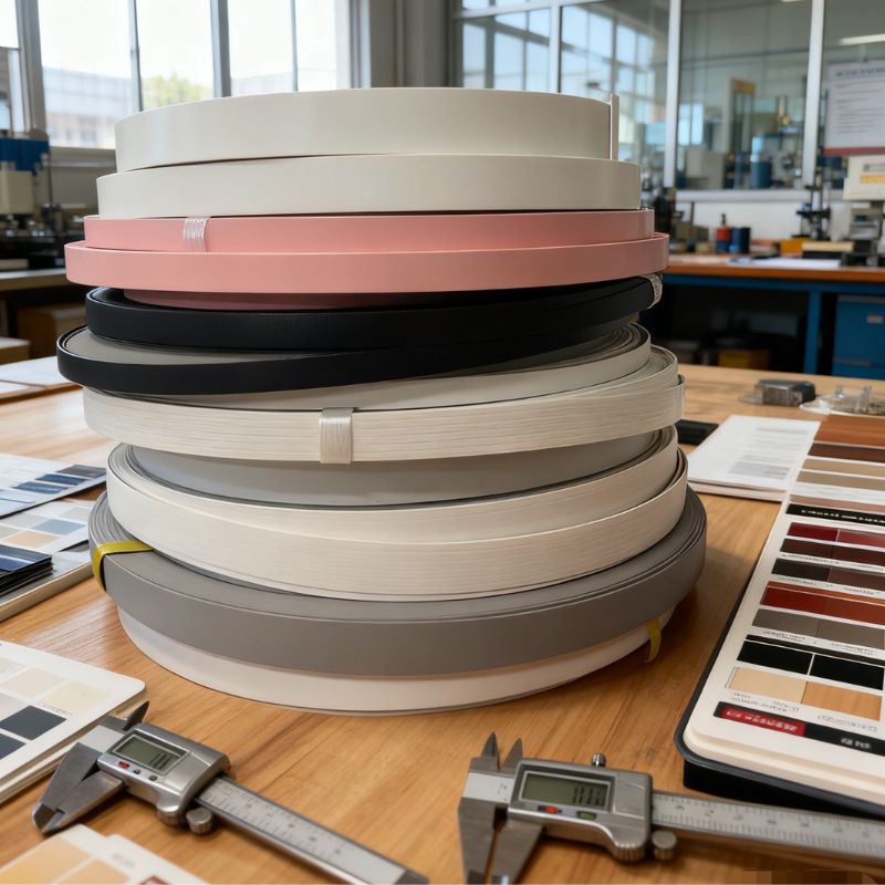 Aangepaste maat en kleur van PVC Furniture Edge Banding